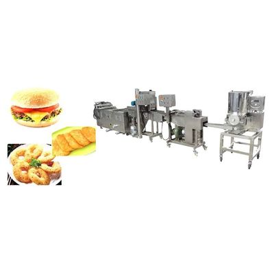 Beli Produsen Cina hamburger patty mesin pembentuk hamburger bun lini produksi pembuatan online
