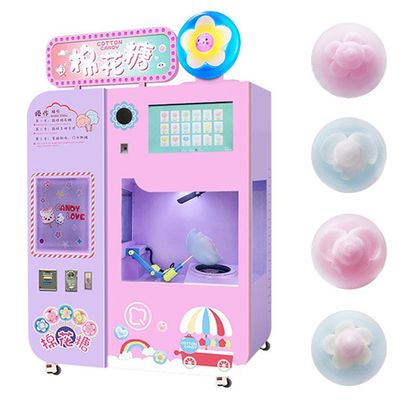 Beli Otomatis Koton Membuat Candy Floss Mesin Komersial Makanan Koton Candy Vending Machine pembuatan online