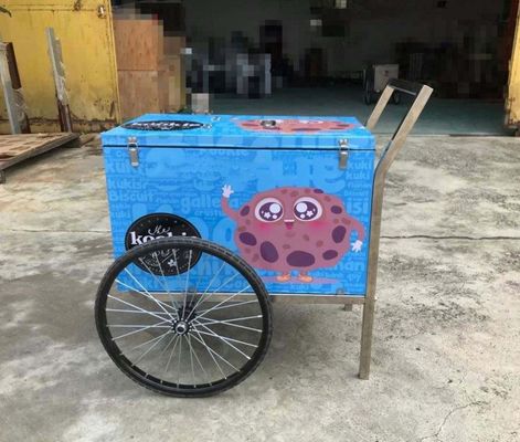Beli 6 Rasa kecil Gelato Italia Display Cart pembuatan online