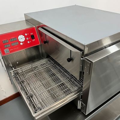 Beli Komersial Pemasok peralatan dapur restoran profesional oven pizza listrik 16 inci conveyor oven pizza untuk dijual pembuatan online