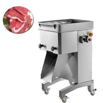 Beli 304 Stainless Steel Engineering Fresh Meat Slicer 200kg/h Untuk Perusahaan Pengolahan Daging pembuatan online