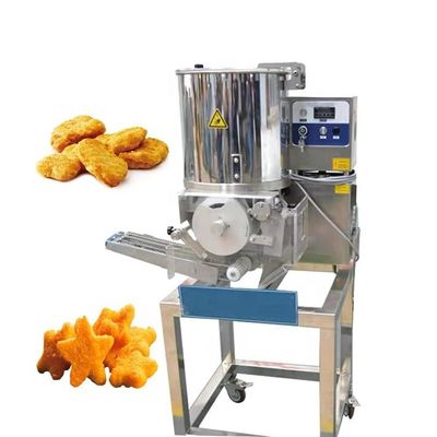 Beli Otomatis Chicken Nuggets Membuat Mesin Daging Patty Membentuk Mesin 10 pcs / min pembuatan online