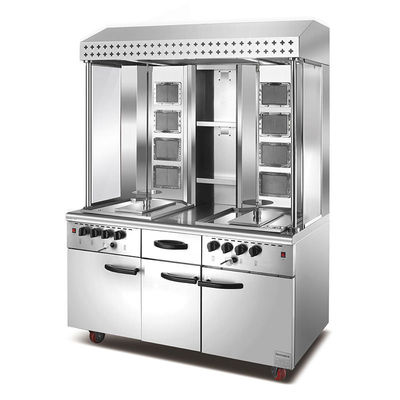Beli Electric & Gas Vertical / Standing Type Commercial Shawarma Machine Adjustable Untuk Grill BBQ Ayam pembuatan online