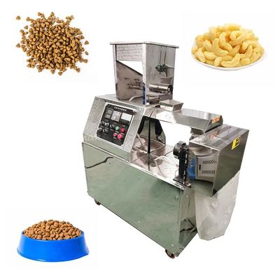 Beli Pabrik Snack Bar Twin Screw Corn Puff Snack Extruder Mesin 5.5kw pembuatan online