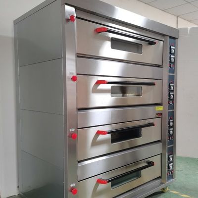 Beli Sistem Pengendalian Suhu 50-300C Komersial Bakery Oven untuk Produksi Makanan Baking pembuatan online