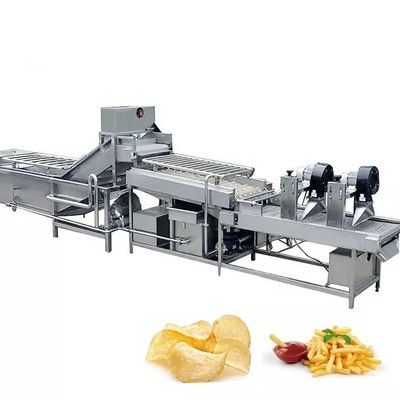 Semi-otomatis keripik kentang lini produksi beku kentang goreng membuat mesin keripik kentang mesin untuk dijual