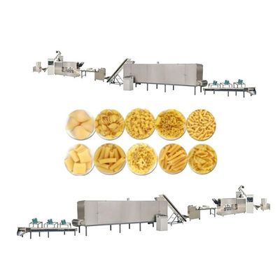 Mesin ekstruder spageti jalur produksi pasta makaroni untuk makanan pabrik