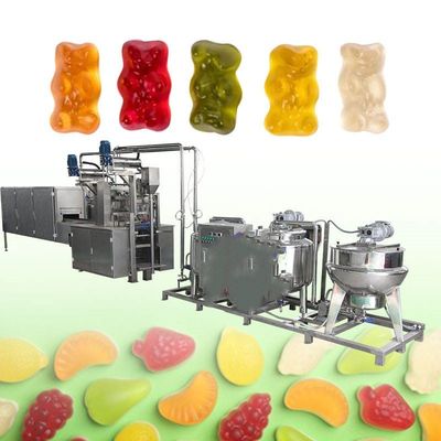 Mesin pembuatan permen Gelifie otomatis penuh Mesin pengolahan makanan Jelly Gummy