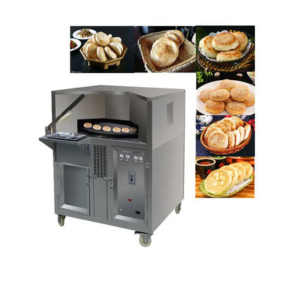 Oven roti pita gas komersial listrik gas besar industri flat oven roti pita gas 110-220 volt otomatis