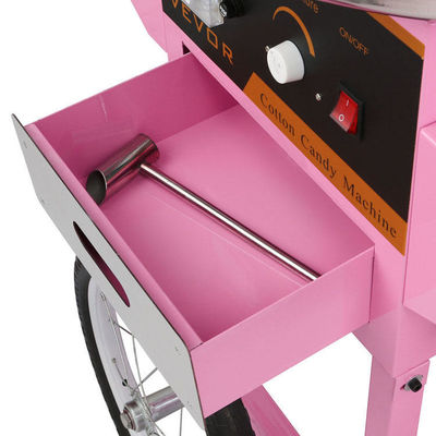 304 stainless steel otomatis mewah kapas permen karet mesin profesional kapas permen karet membuat benang dengan Cart
