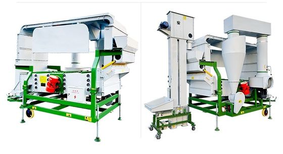 Mesin Pengolahan Biji-bijian Pabrik Ekonomi Produktivitas Tinggi Layar Udara Ganda