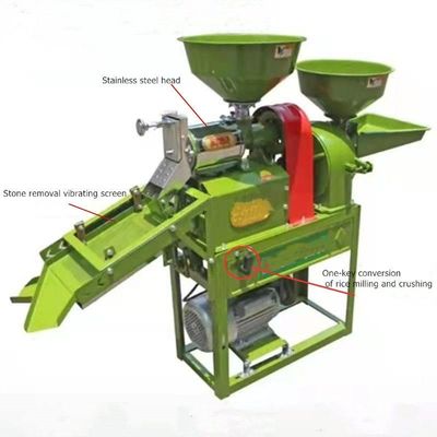 300KG/H Mesin pengolahan biji-bijian Pulverizer Food Grinder Vibrational Screen Set lengkap