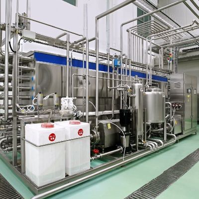 500lph Pasteurized Milk Processing Line Mesin Pengolahan Susu Botol SUS304 / 316L