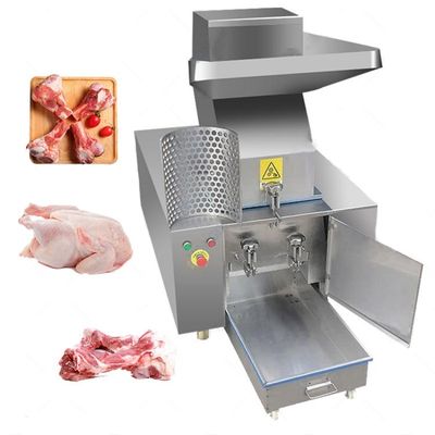 Penghancur tulang ayam, daging sapi dan daging sapi Penghancur tulang Baja tahan karat 20-60KG/H