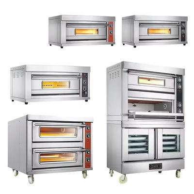 Industri bakery oven Untuk jagung bahan baku stainless steel Desain user-friendly
